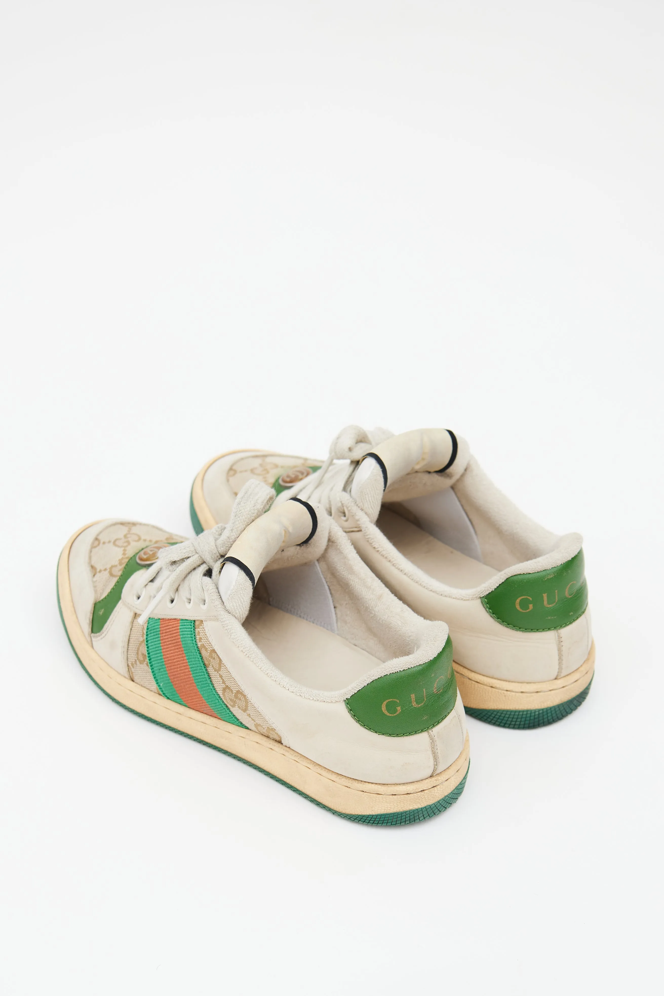 Cream & Multicolour Screener Sneaker