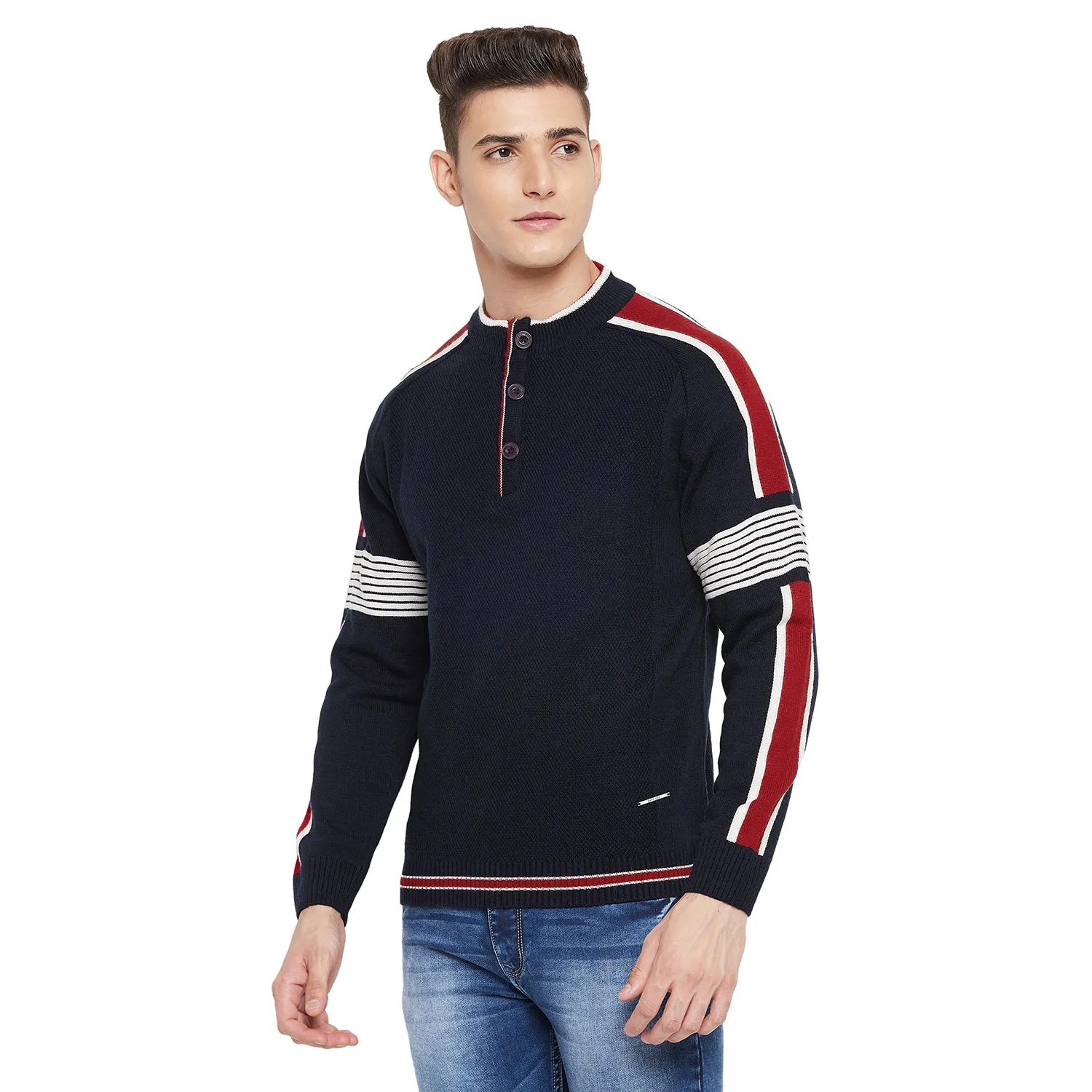 Duke Stardust Men Full Sleeve Round Neck Sweater (SDS685)