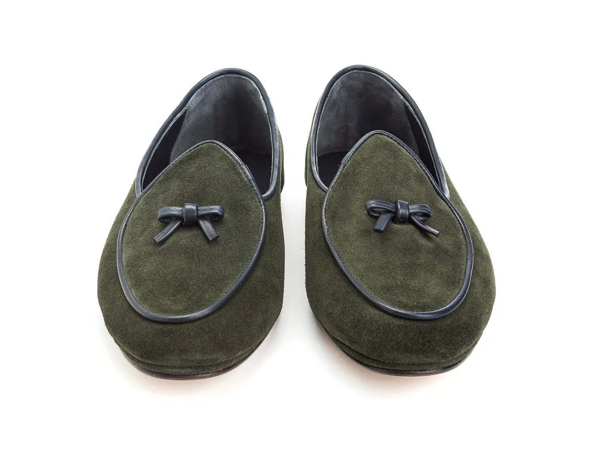 Marphy Loafer Green Velour